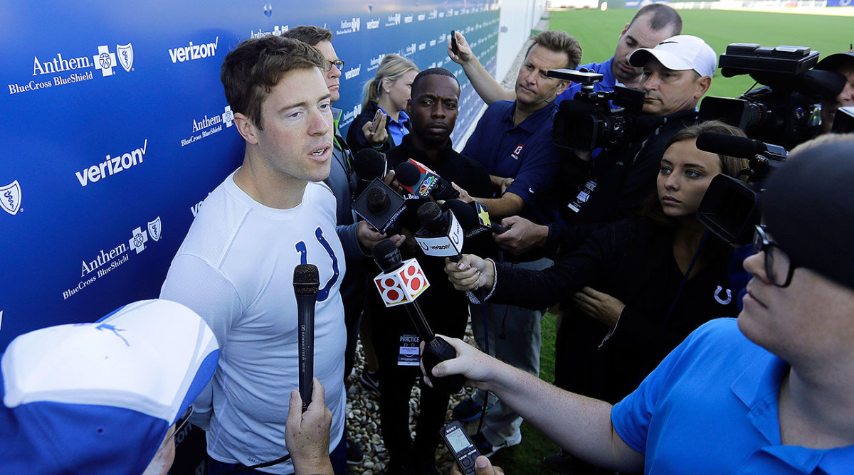 For six seasons, Scott Tolzien lived in the shadow of the starting QB he backed up. But now that he's the Colts' likely Week 1 starter, all eyes are on him. 