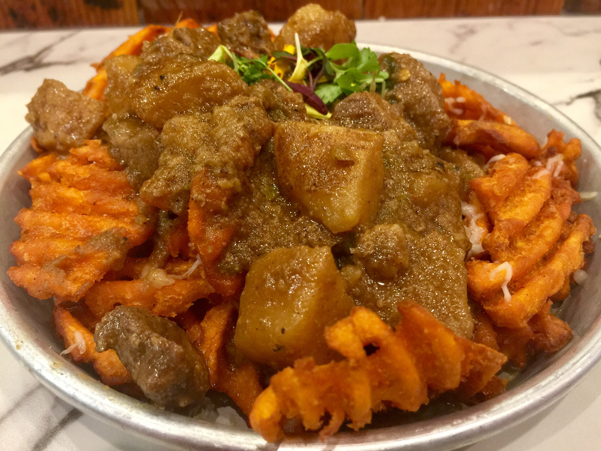 Sexy Fries from Curry Up Now in Palo Alto.