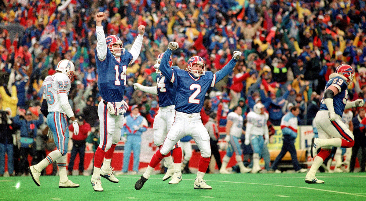 Steve Christie’s OT field goal capped the NFL’s greatest playoff comeback—and worst collapse.