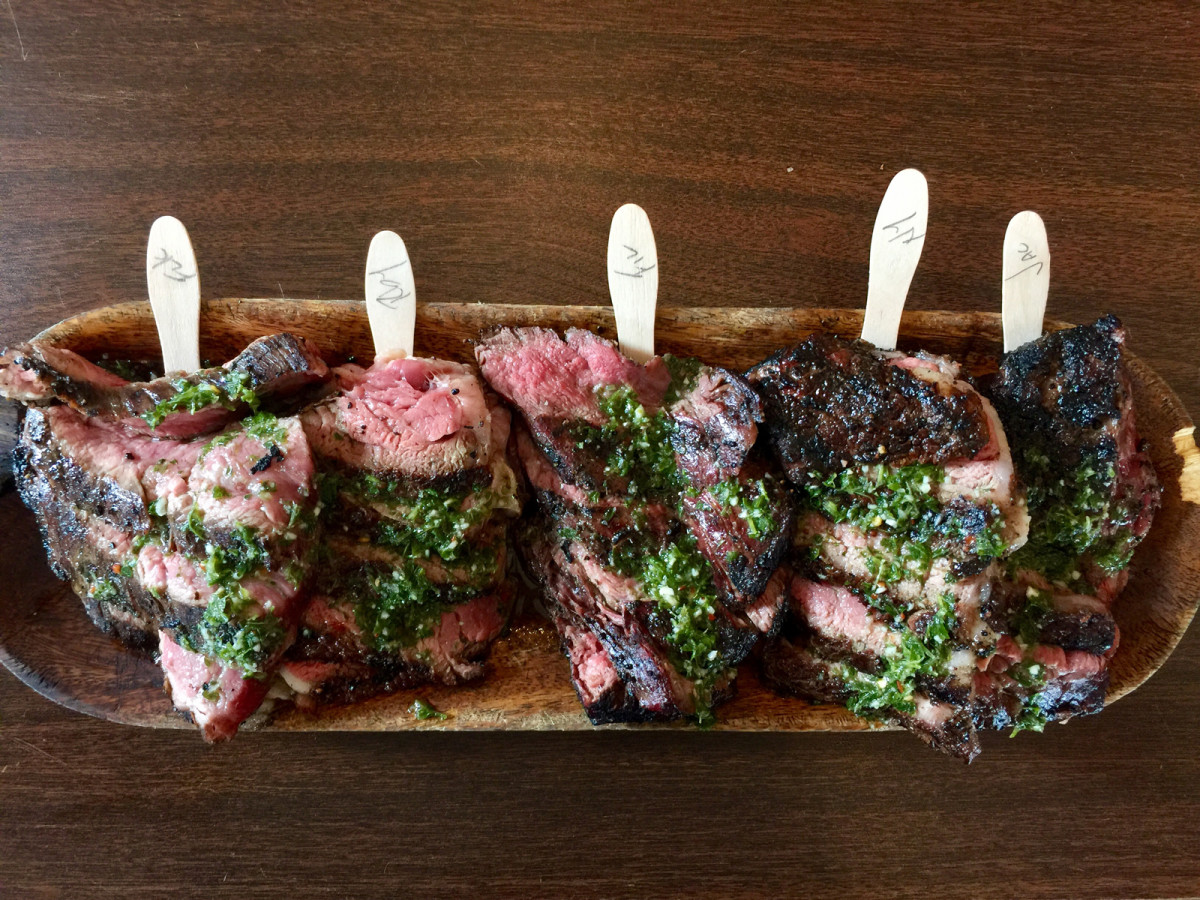The Asado Platter at Gaucho Parillo Argentino in Pittsburgh.