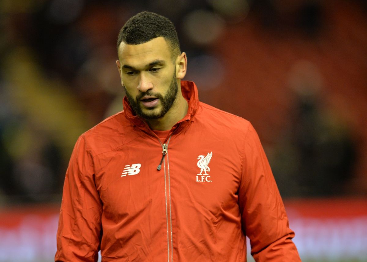 Liverpool's English defender Steven Caulker warms up before the English Premier League football match between Liverpool and Arsenal at Anfield stadium in Liverpool, north-west England on January 13, 2016.
AFP PHOTO / PAUL ELLIS
 / AFP / PAUL ELLIS        (Photo credit should read PAUL ELLIS/AFP/Getty Images)