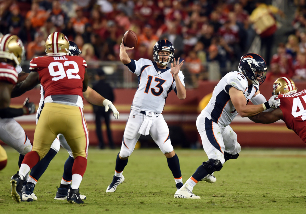 This preseason the Broncos are holding an open competition for the starting quarterback job, and Trevor Siemian appears to be winning.