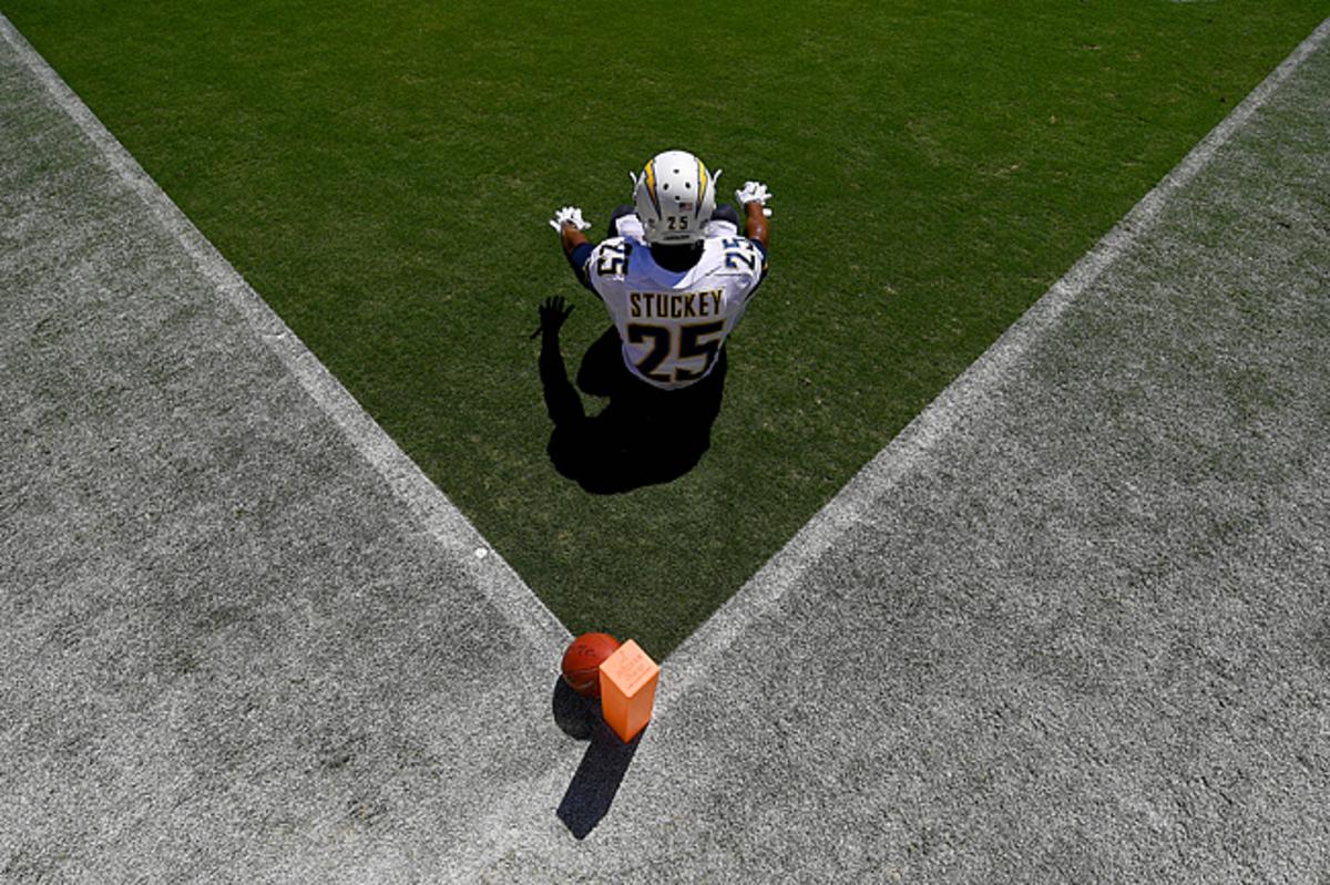 Chargers safety Darrell Stuckey.