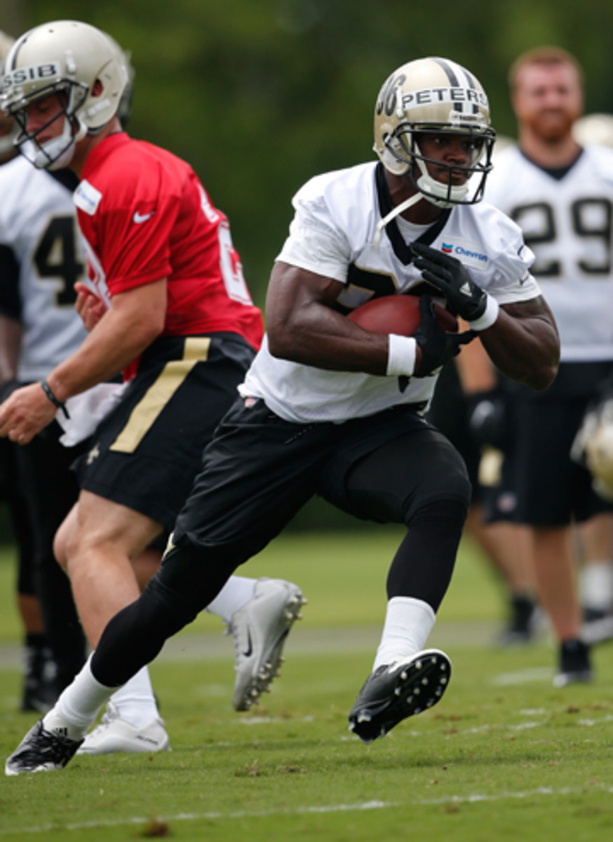 Peterson has been a full participant in the Saints offseason program after having surgery last September to repair his right knee.