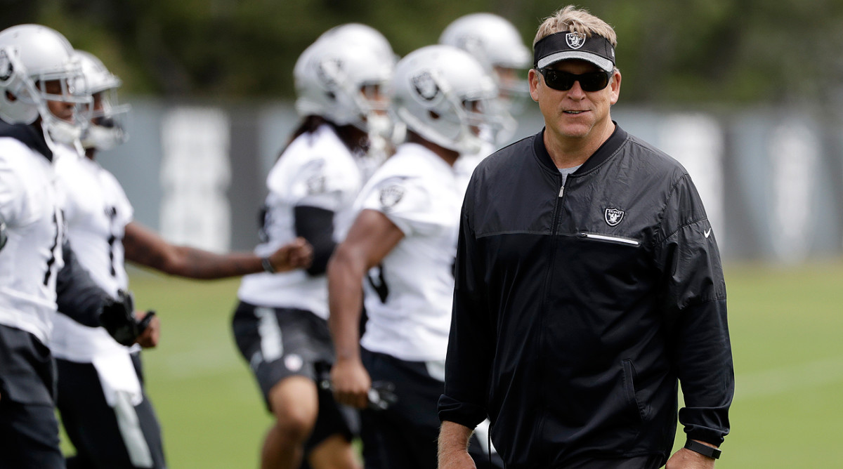 Jack Del Rio is entering his third season as Raiders coach. The team went 12-4 in 2016.