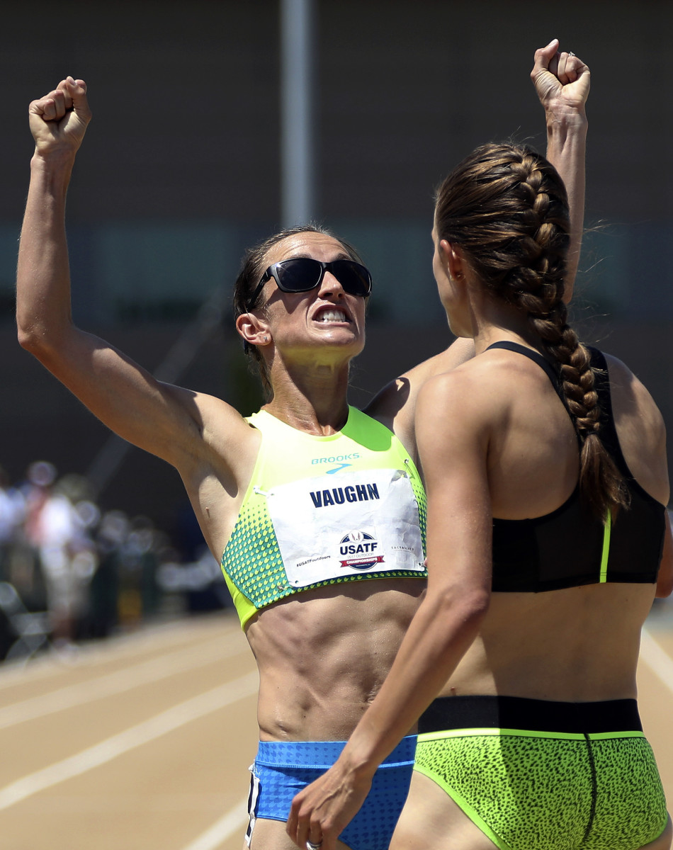 'My turn' Mom/real estate agent/runner Vaughn makes worlds Sports