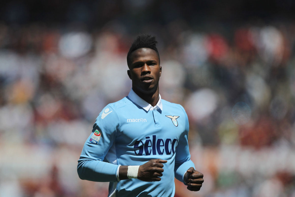 ROME, ITALY - APRIL 30:  Keita Balde of SS Lazio looks on during the Serie A match between AS Roma and SS Lazio at Stadio Olimpico on April 30, 2017 in Rome, Italy.  (Photo by Paolo Bruno/Getty Images)