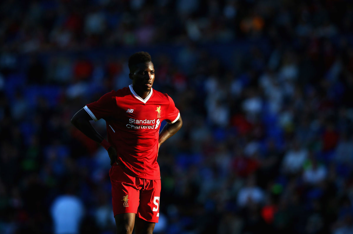 BIRKENHEAD, ENGLAND - JULY 12:  Sheyi Ojo of Liverpool during a pre-season friendly match between Tranmere Rovers and Liverpool at Prenton Park on July 12, 2017 in Birkenhead, England.  (Photo by Alex Livesey/Getty Images)