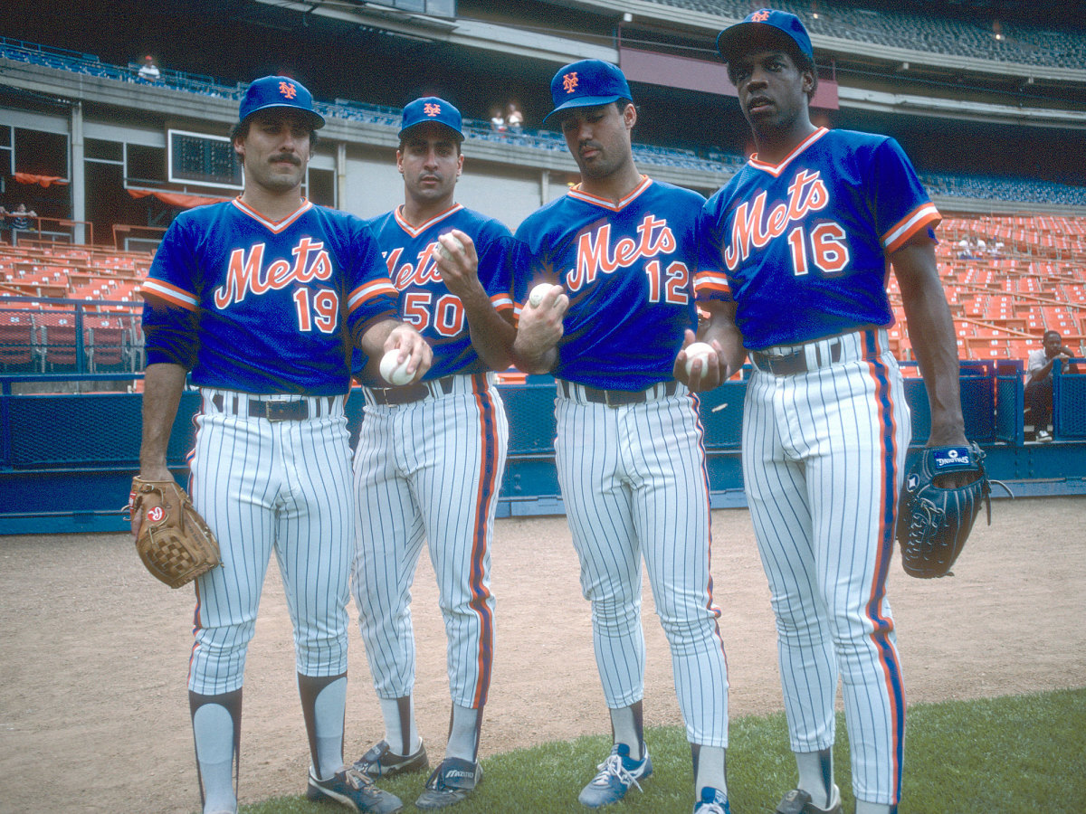 A loaded starting rotation of Bob Ojeda, Sid Fernandez, Ron Darling and Dwight Gooden helped the 1986 Mets dominate the NL East all season long en route to the franchise's most recent World Series title.