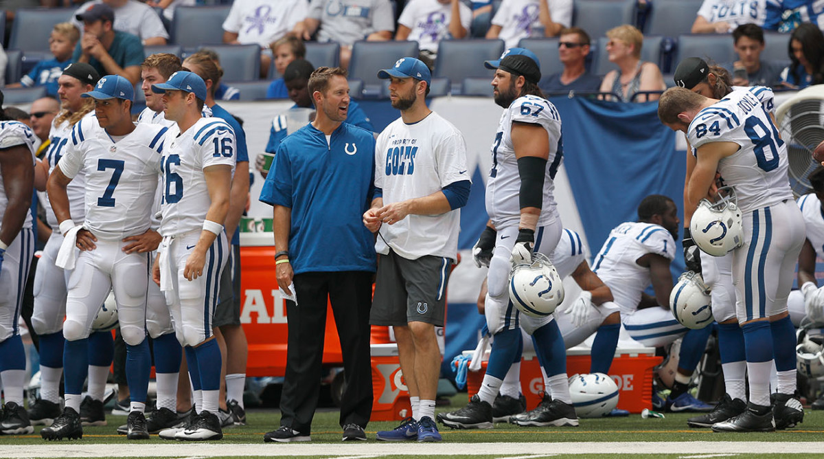 Andrew Luck will start the season on the sideline, and he might not be back at full strength until November.