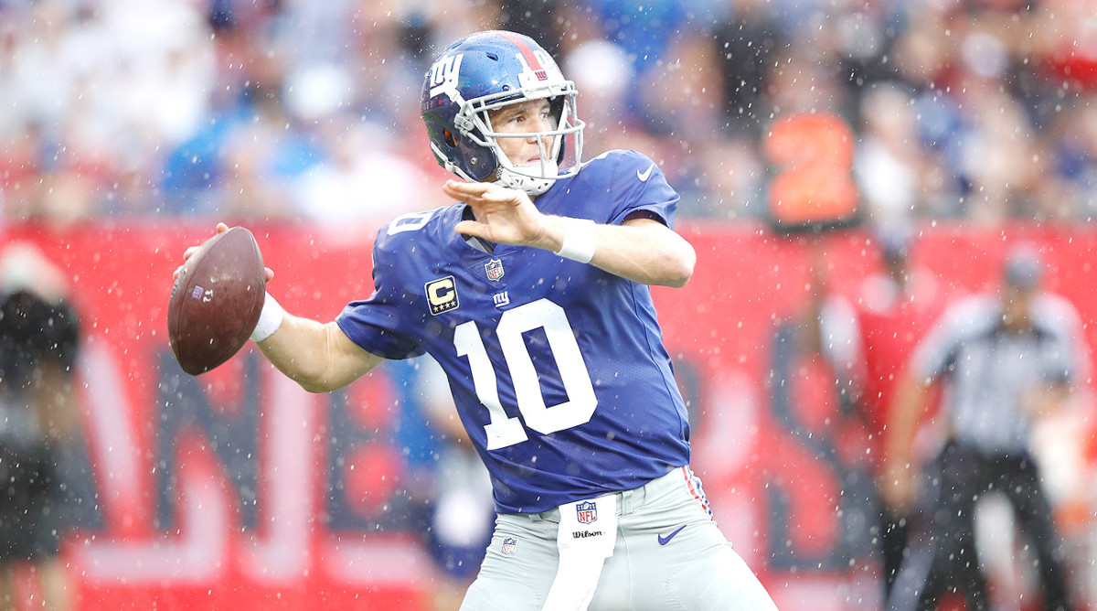 The Giants passing attack has flourished in its last five quarters, making Eli Manning a sneaky fantasy play against the Chargers on Sunday.