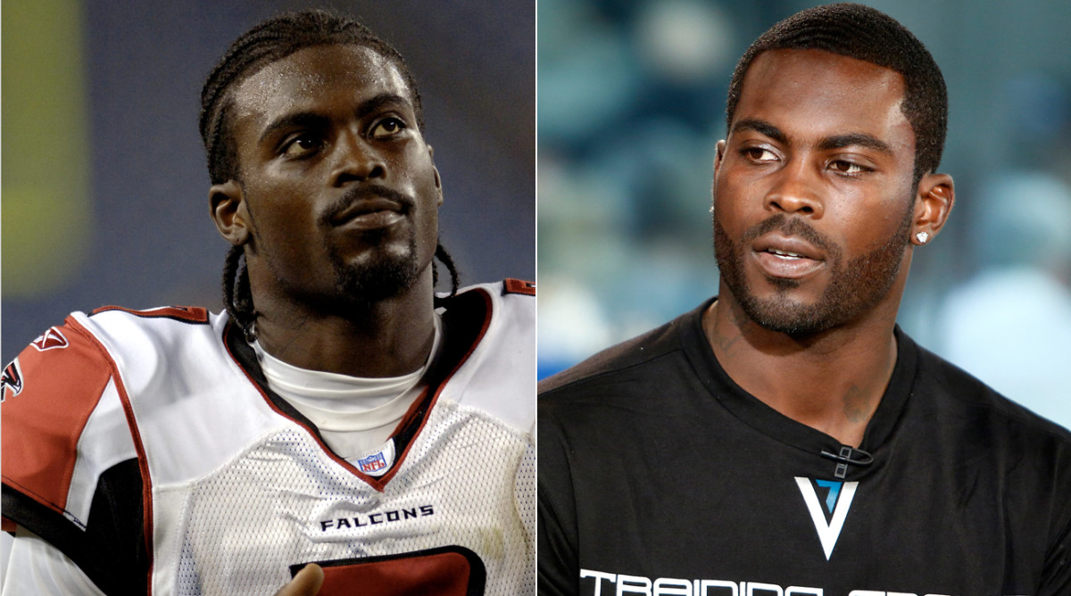 Michael Vick often wore his hair in cornrows before adopting a different hairstyle later in his career.