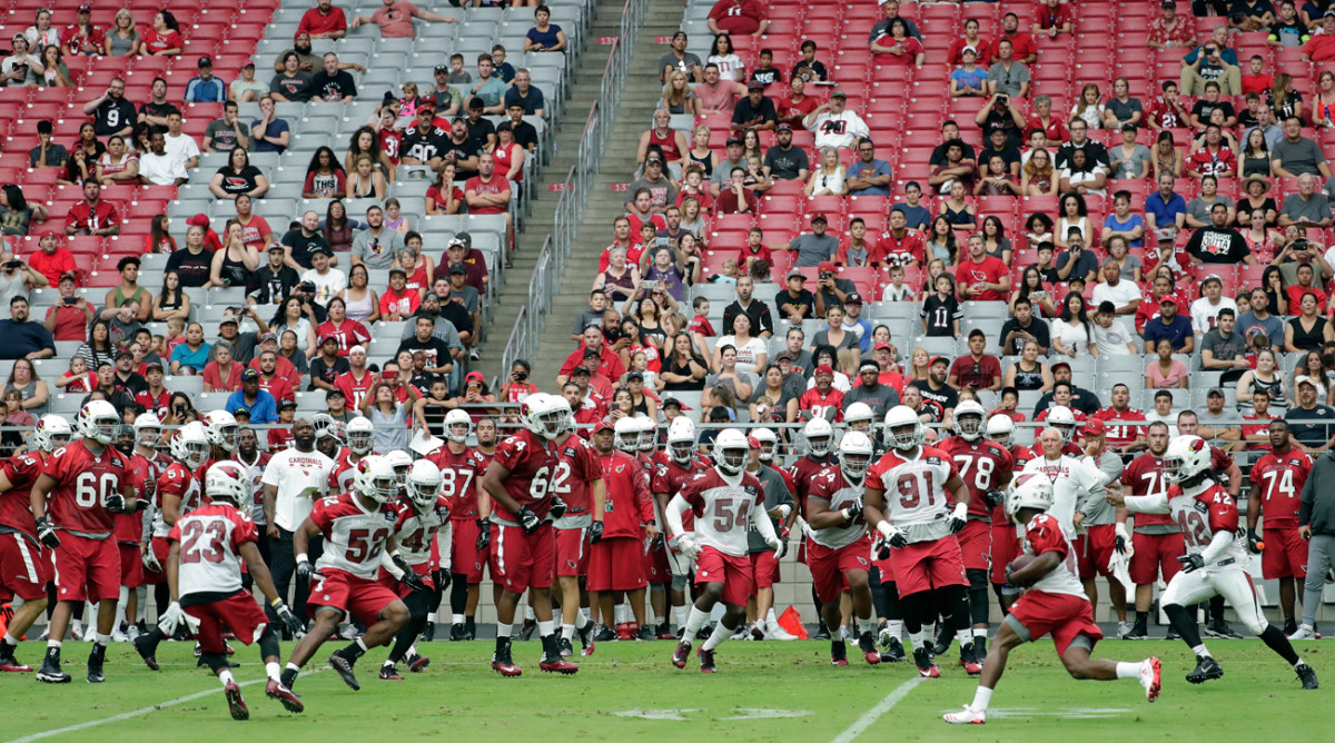 The Cardinals were the first team to crack camp on Saturday. The rest of the NFL follows suit over the next several days.