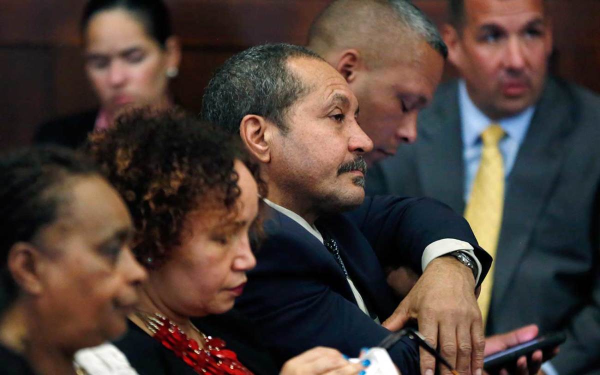 Ernesto Abreu, father of murder victim Daniel de Abreu, and family.