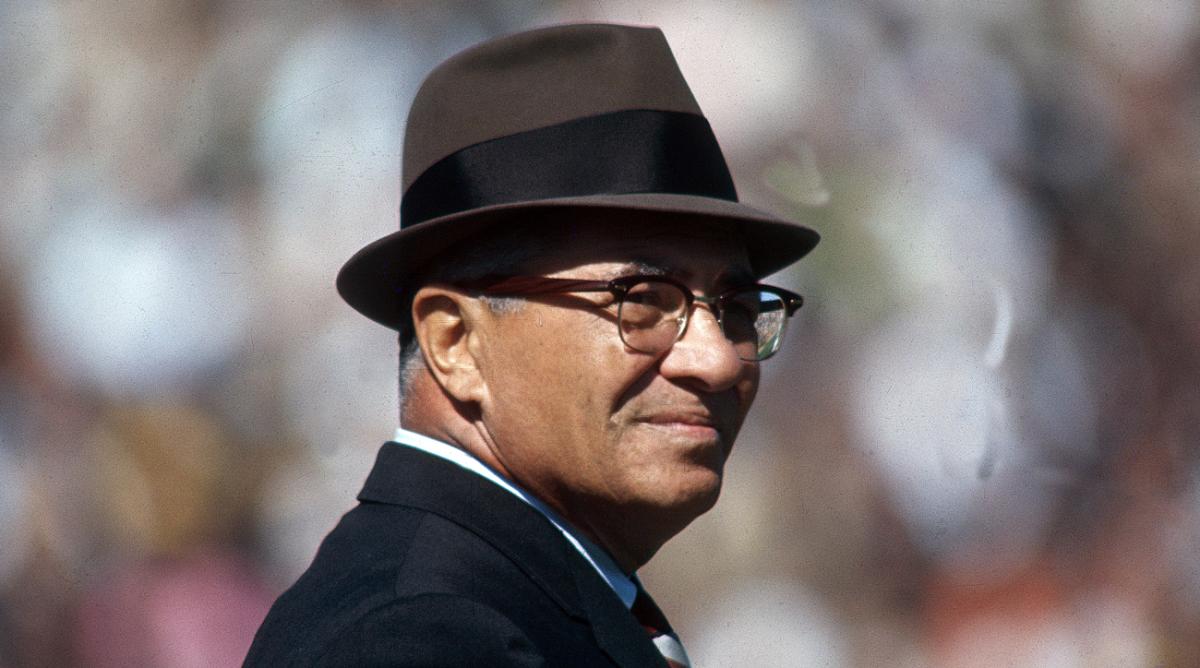 Green Bay Packers coach Vince Lombardi.