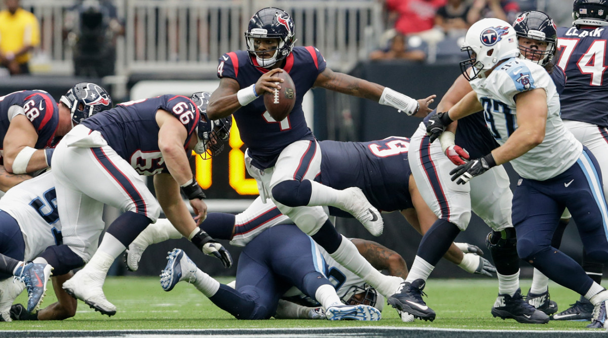 Deshaun Watson’s passer rating and completion percentage has ascended in each of his three starts. The Texans have gone 2-1 in that stretch, with the lone loss coming in the final seconds in New England.