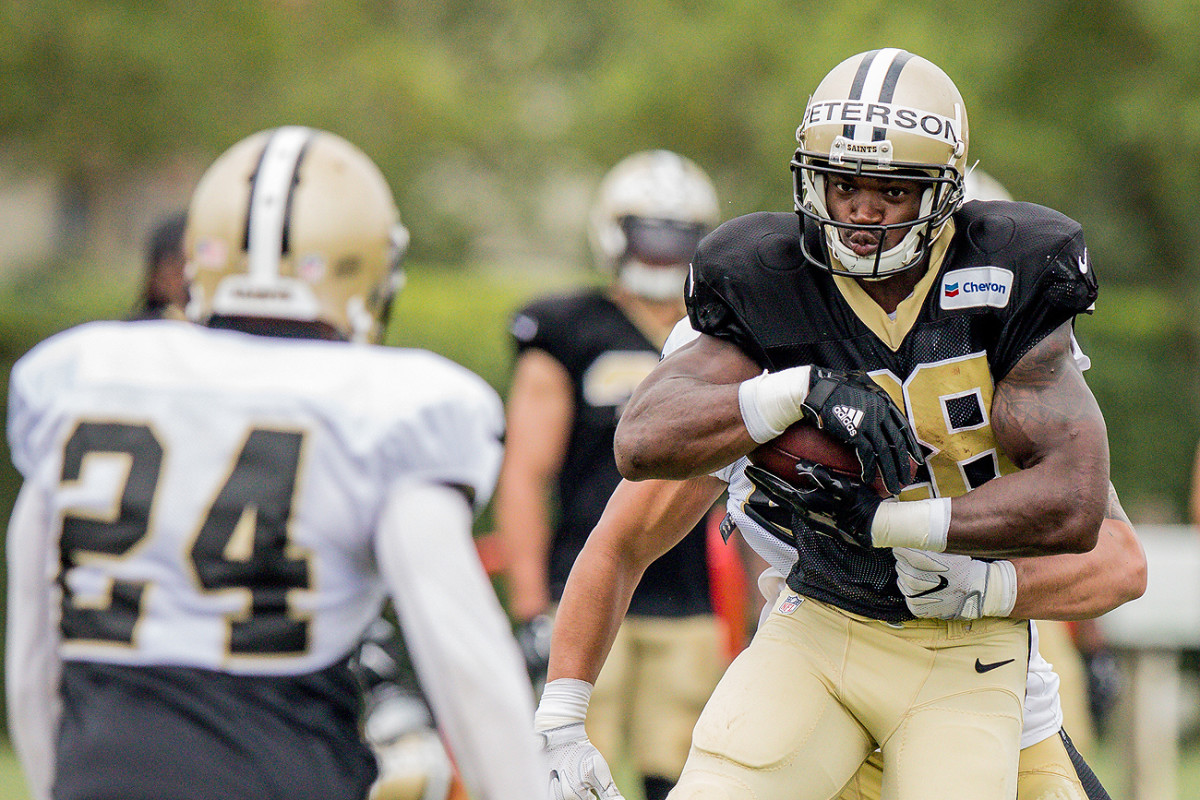 Adrian Peterson is in his first season as a Saint after 10 years in Minnesota.