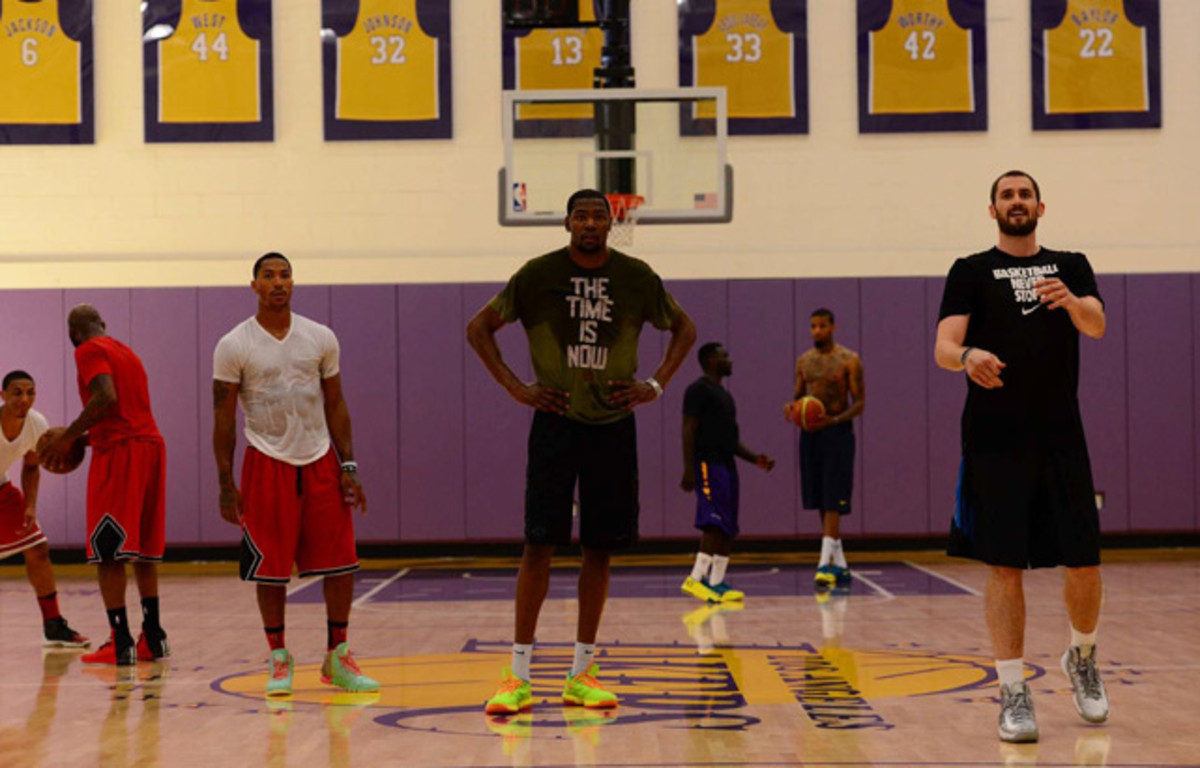 Rose, Durant and Love