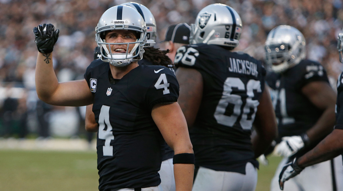 Derek Carr and the Raiders will play the 2017 season in Oakland. After that, it’s unclear.