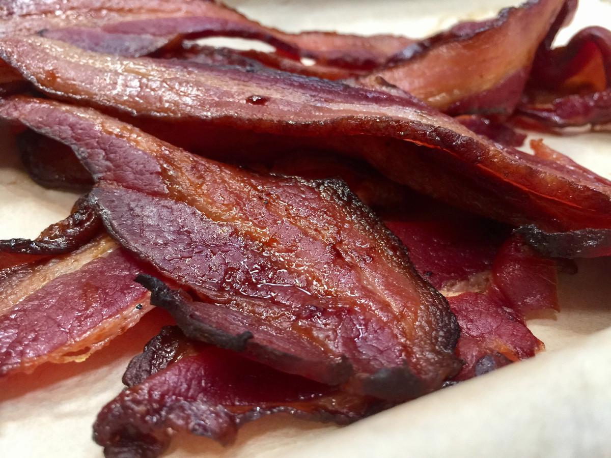 The Pig Iron boar bacon appetizer from Industry Public House.