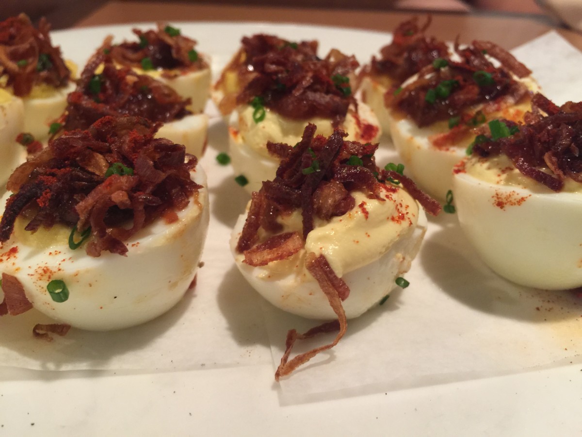 deviled eggs