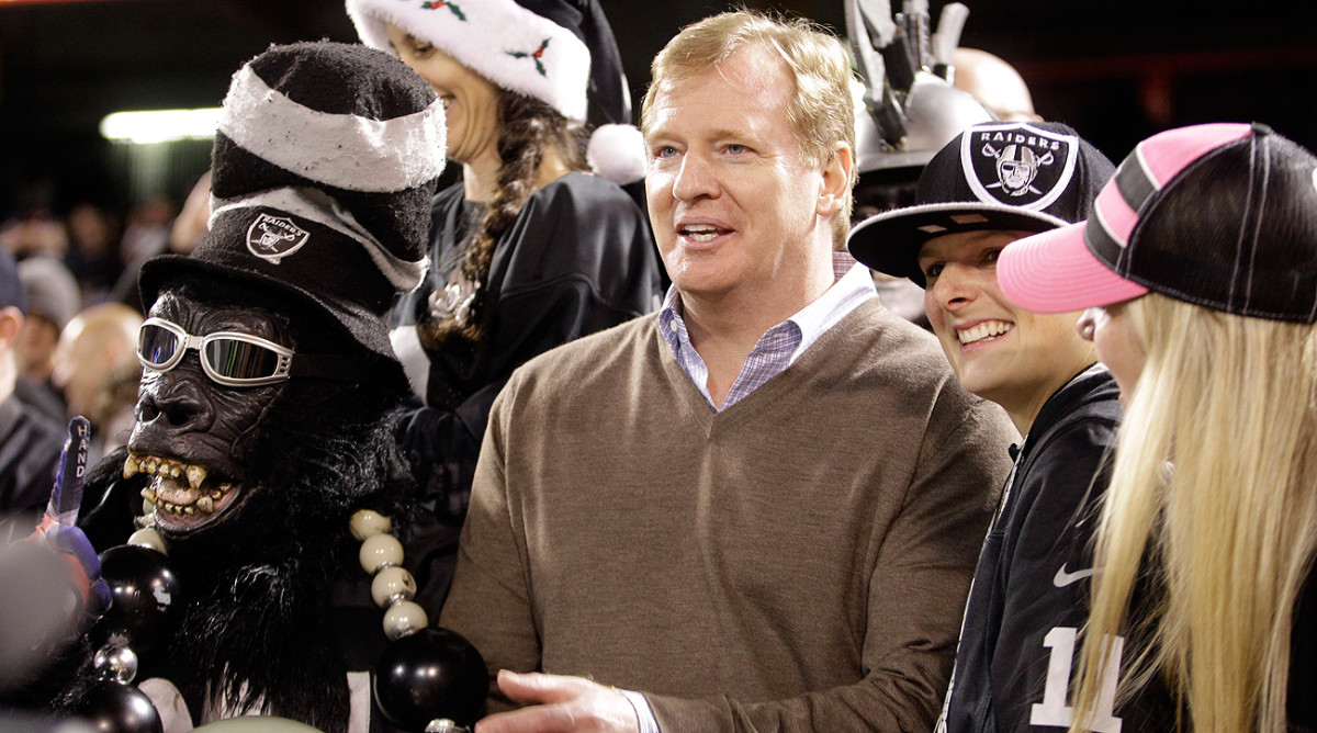 Roger Goodell experienced the Black Hole firsthand in 2012 and knows what the NFL will be leaving behind in Oakland.