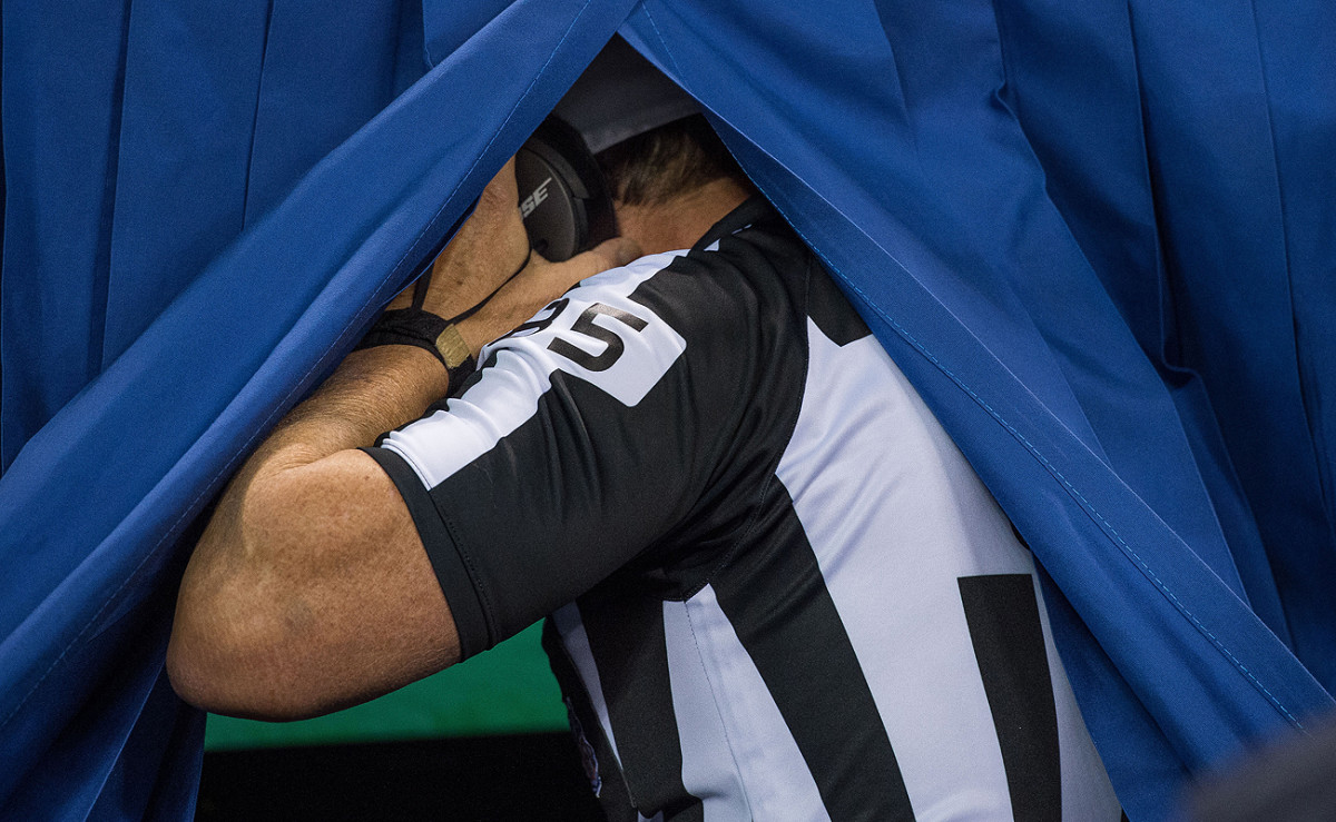If the NFL has its way, referees heading under the hood for replay reviews will be a thing of the past.
