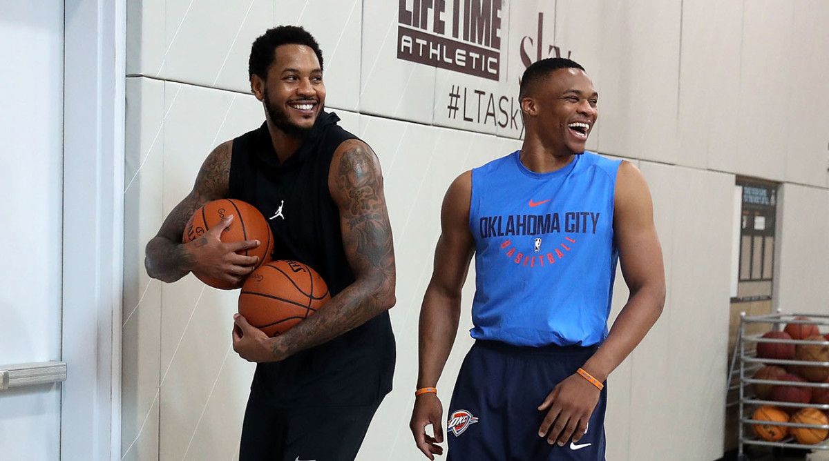 Carmelo Anthony trade: OKC fits super team around Russell Westbrook -  Sports Illustrated