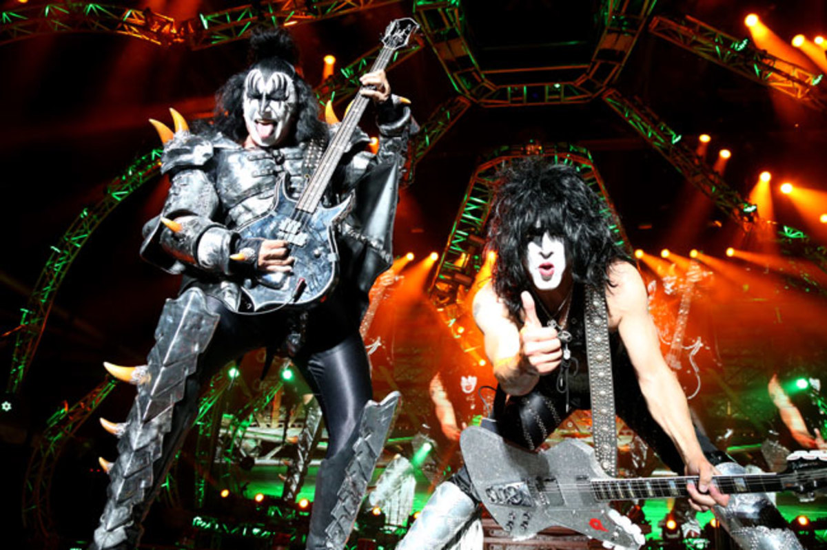 Gene Simmons (l.) and Paul Stanley.