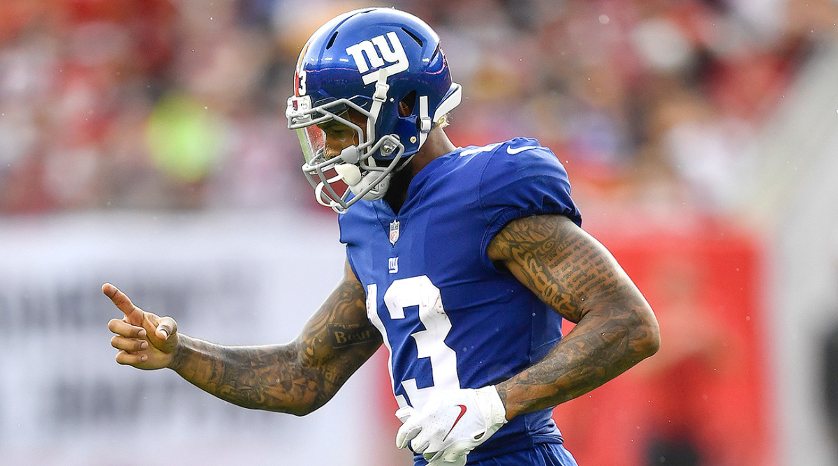 Odell Beckham Jr. injured his finger in Week 4, but was knocked out for the remainder of the season the following week when he suffered a broken ankle.