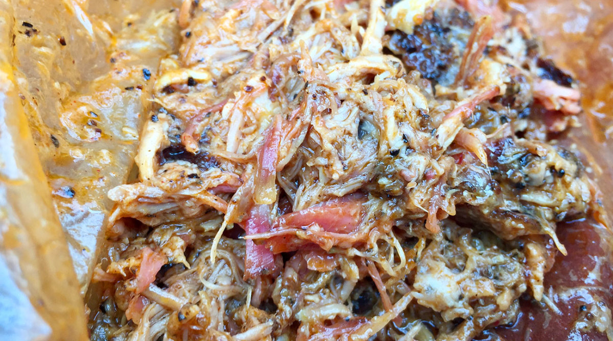 Consider skipping the line at Franklin Barbecue and ordering the brisket, turkey and pulled pork from La Barbecue. 