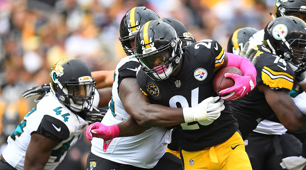 Le'Veon Bell is on pace for a franchise-record number of touches.