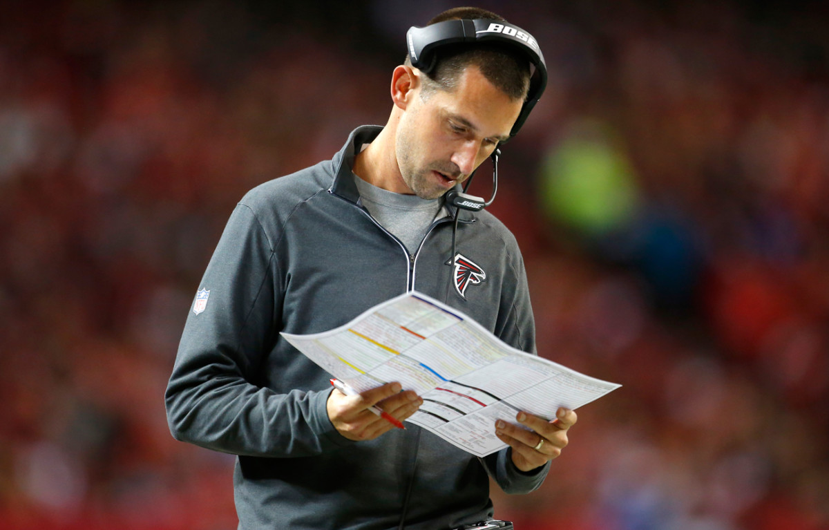 Kyle Shanahan is expected to take the 49ers’ job once the Falcons season ends.