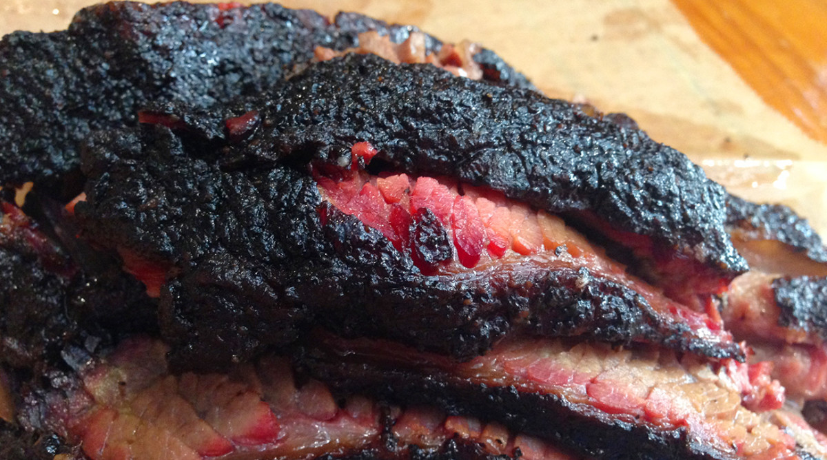 Brisket from Franklin Barbecue in Austin. 