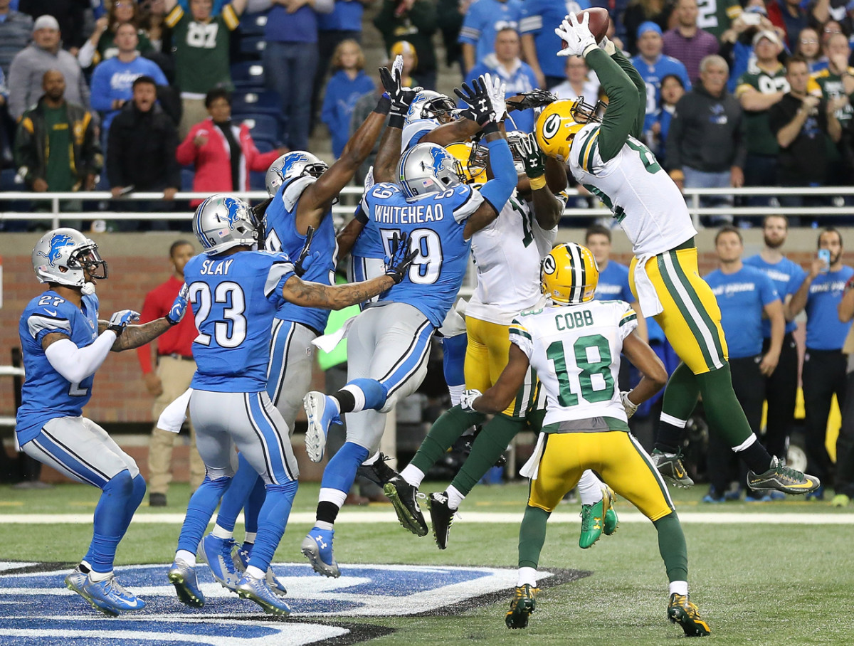 The Rodgers-to-Rodgers Hail Mary slayed the Lions.
