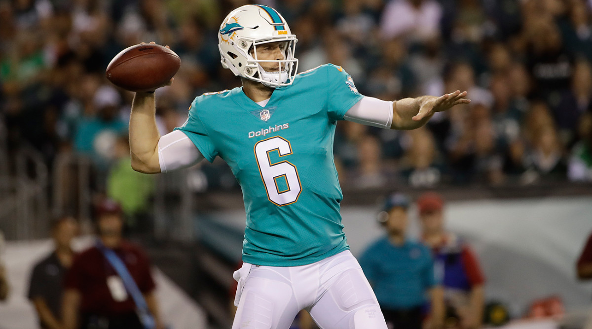 Jay Cutler has thrown 14 passes in two of the Dolphins games this preseason, completing 8 including one touchdown.