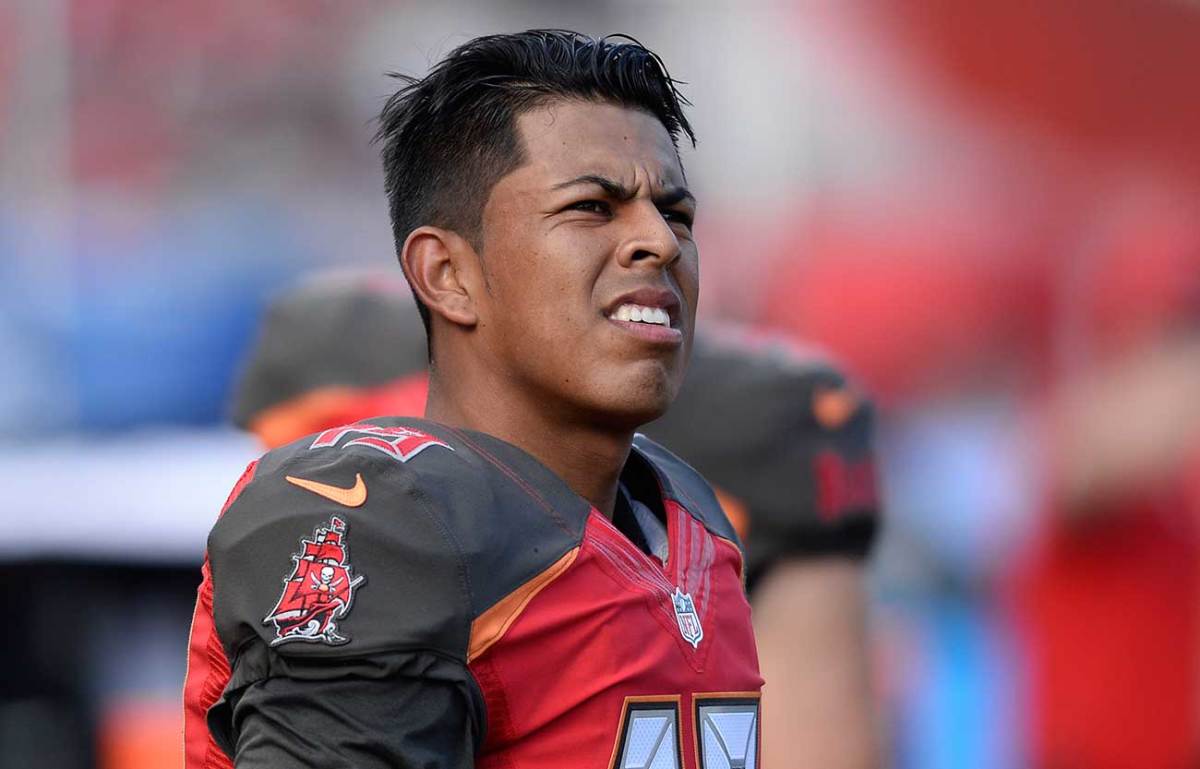 The most accurate kicker in NCAA history, Aguayo found hitting the mark a lot tougher as a pro. 