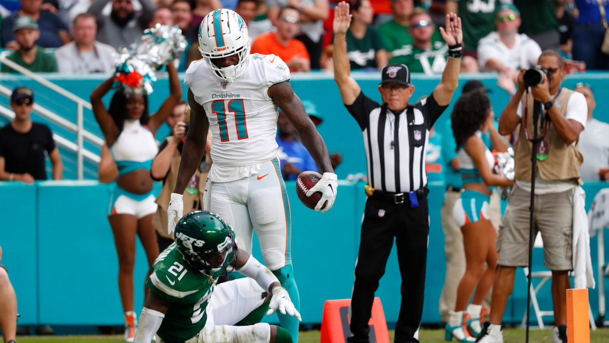 Dolphins WR DeVante Parker has scored a TD in four of his last five games. 