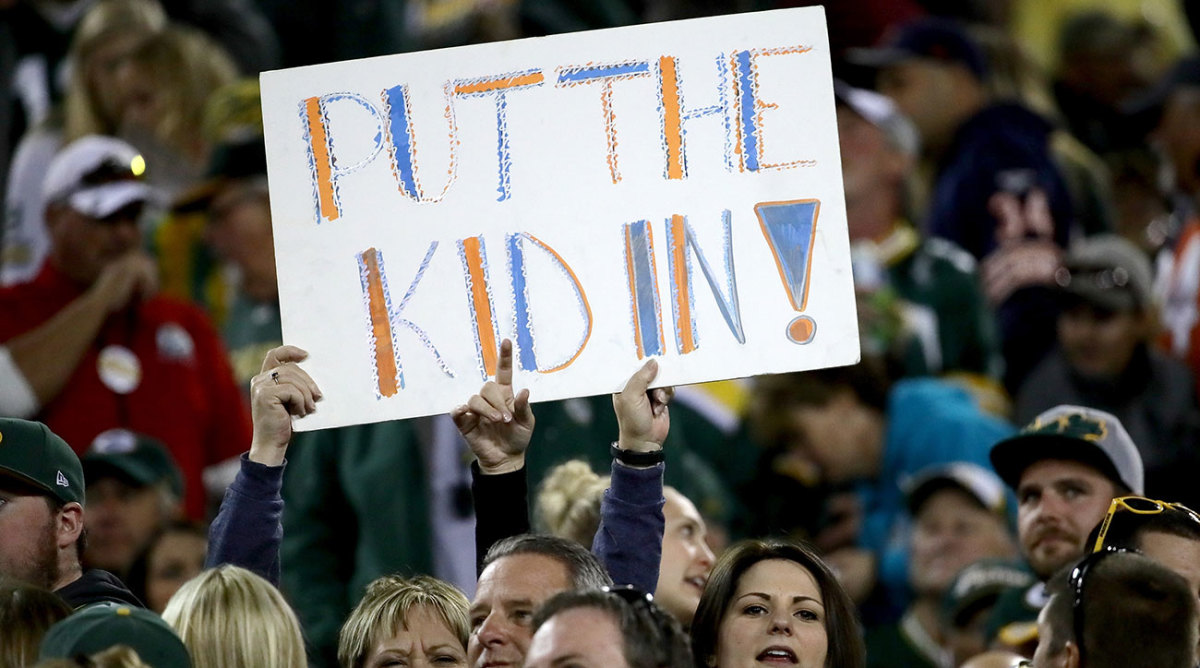 Bears fans are getting their wish as Mitchell Trubisky starts getting the starter's reps in Chicago.