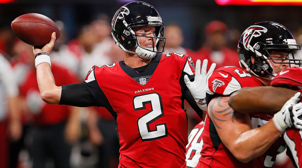 Matt Ryan will be trying to lead the Falcons to back-to-back playoff appearances for the first time since Atlanta earned three straight postseason trips in 2010-12.
