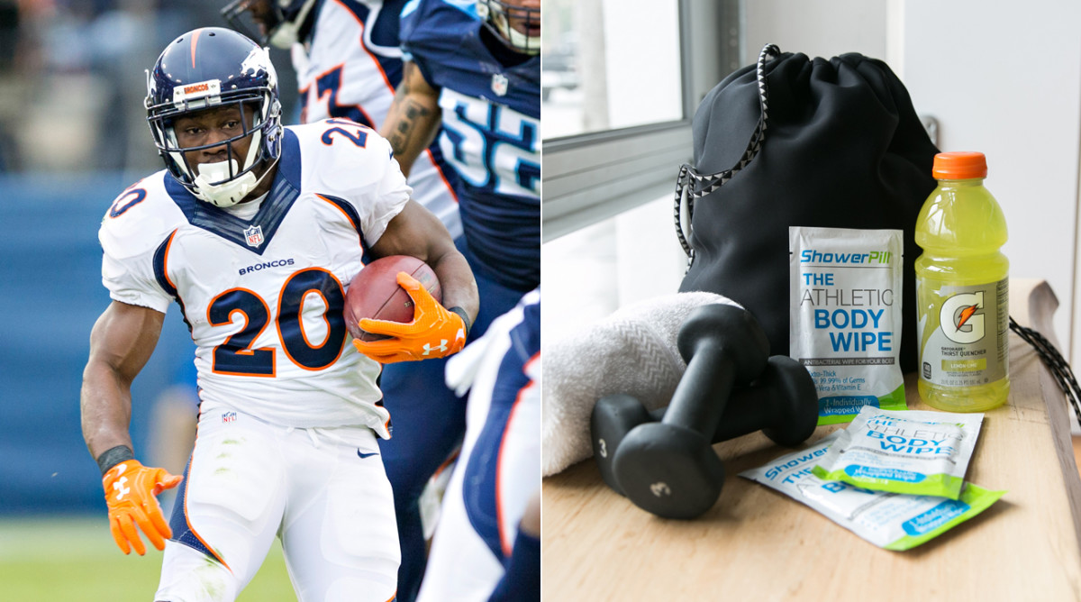 Former NFL running back Justin Forsett co-founded a company that helps athletes tackle hygiene.