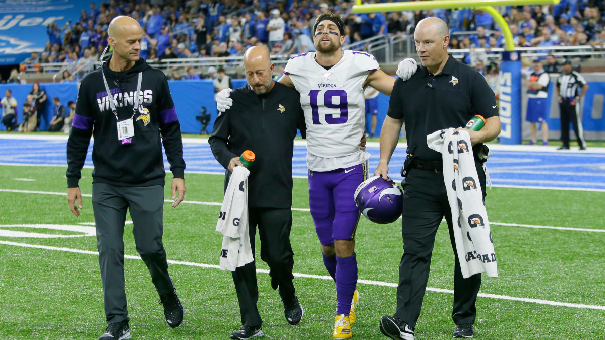 Thielen further aggravated his hamstring injury in the Vikings' Week 9 loss to the Chiefs. 