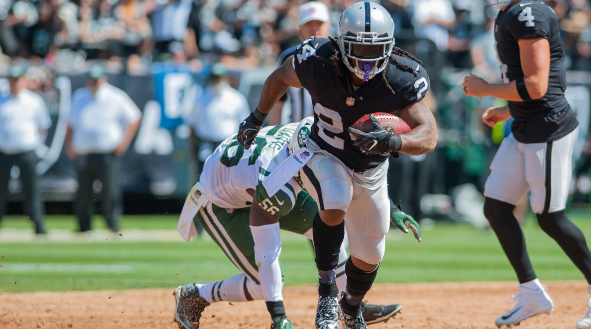 The Raiders rushing attack, led by Marshawn Lynch, ranks fifth in the NFL in yards per game (144.5) through the season’s first two weeks.