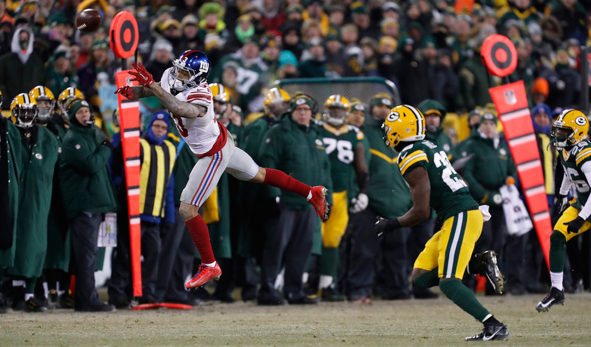Odell Beckham and the Giants missed opportunities to make plays against Green Bay.