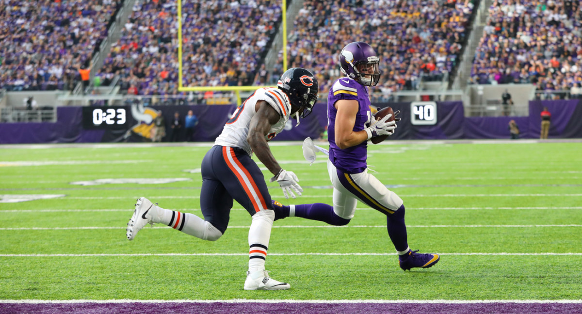 In an uneven season for the Vikings, wideout Adam Thielen emerged as a breakout player.