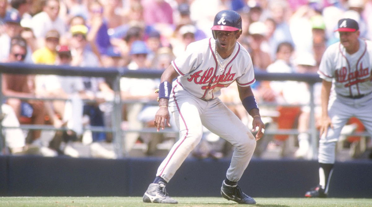 From the moment he arrived in Atlanta, in 1991, Sanders was a terror on the basepaths.