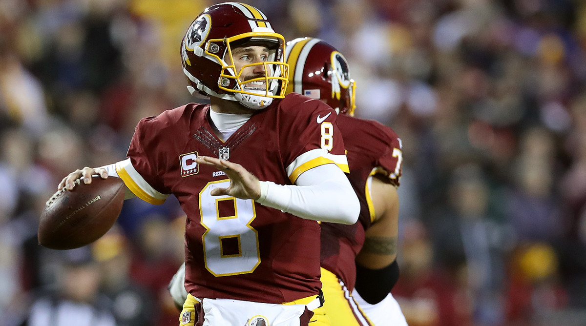 Kirk Cousins started all 32 games for Washington in 2015 and 2016, going 17-14-1.
