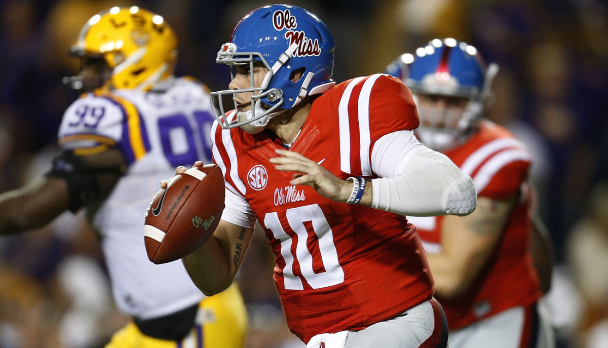Ole Miss quarterback Chad Kelly, nephew of Bills legend Jim Kelly, was not invited to the NFL combine.