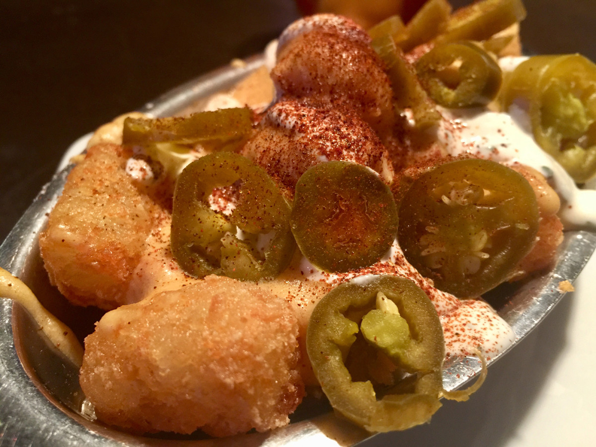 Tater Tot Nachos from Irv's Pub.