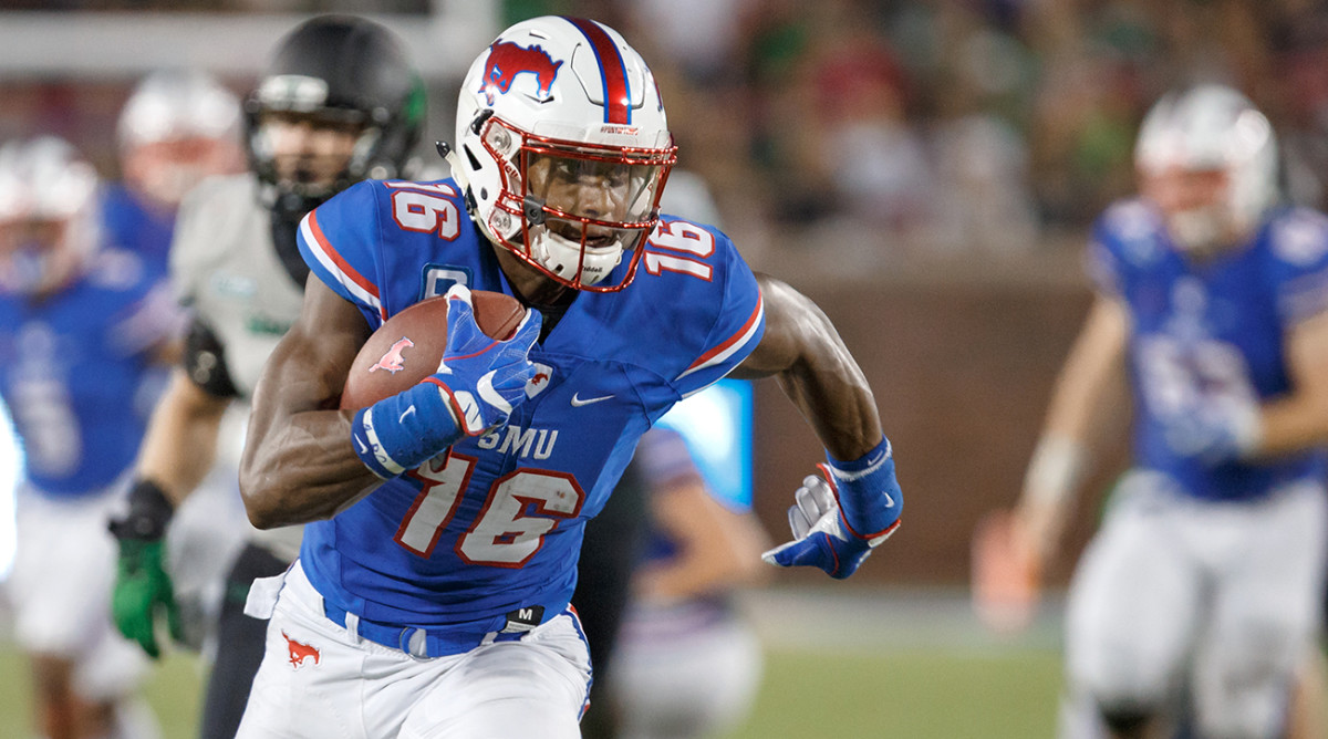 SMU's Courtland Sutton could be the first wideout taken in the 2018 draft.
